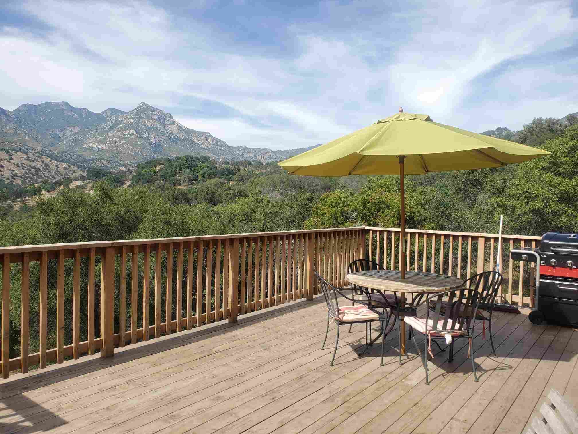 Luxury mountain view property - brand new outdoor deck with amazing view. 