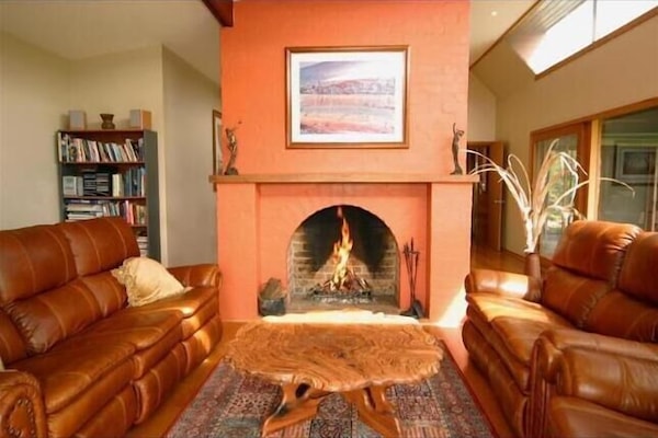 Large Open fireplace