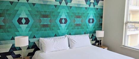 1 bedroom, desk, iron/ironing board, WiFi