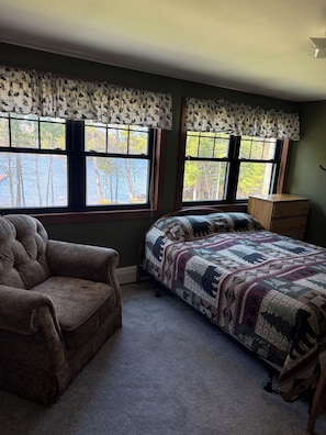 3 bedrooms, desk, free WiFi, bed sheets - Large Lakefront Home on Moosehead Lake with Spectacular Beach and Dock (Beaver Cove)