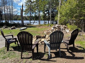 Property grounds - Large Lakefront Home on Moosehead Lake with Spectacular Beach and Dock (Beaver Cove)