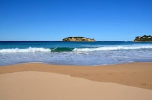 On the beach