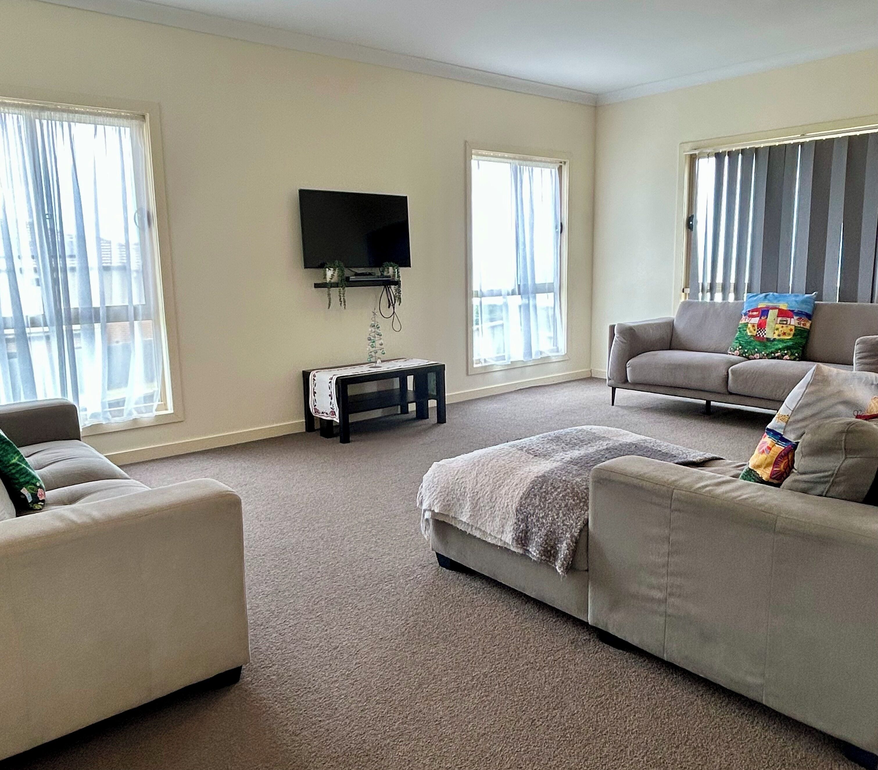 Smart TV, DVD player, table football, ping pong