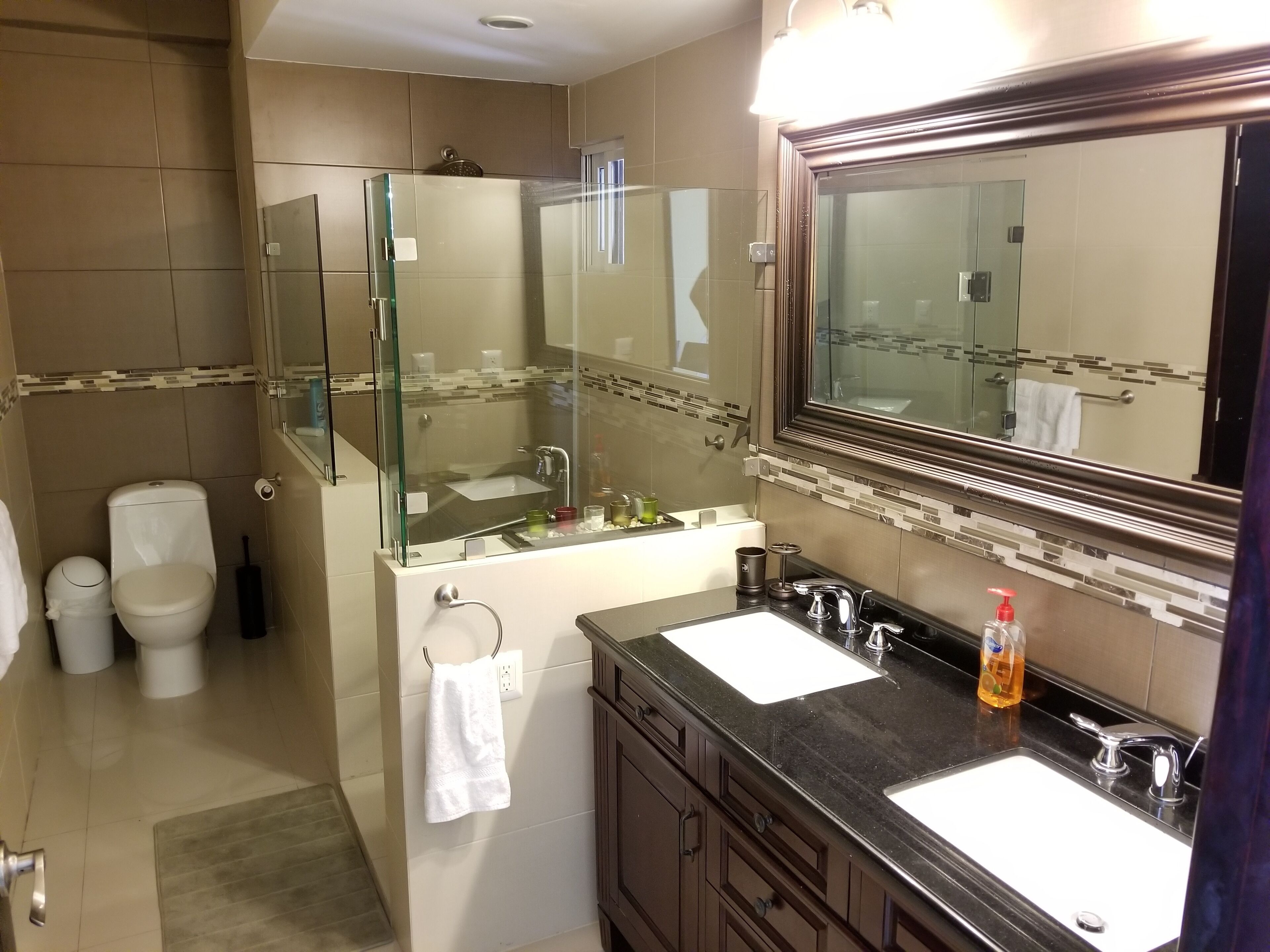 Beach front 2 master suites private condo with roof top Clubhouse and Lap Pool