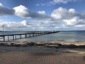 Sun loungers, beach towels