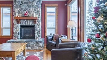 TV connectée, cheminée