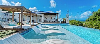 INFINITY POOL - Ocean View & walk 5 min to beach , 5BR + 3Baths