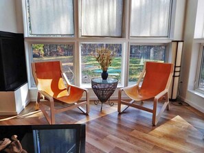 Blick von der Unterkunft