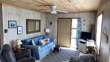 Téléviseur connecté, lecteur de DVD, livres, sélection de films