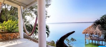 Near Tikal/flores, 4b House With Private Beach On Lake Petén Itzá, Sleeps 8