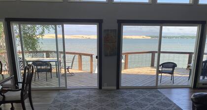 Large Lake House 30 Feet From The Water With Private Dock Out The Door.