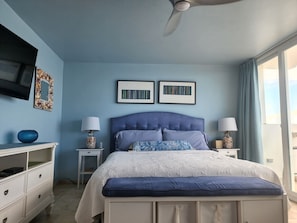 In-room safe, blackout drapes, iron/ironing board, free WiFi - Immaculate Beachfront Studio great view & location, next to Condado Marriott, PR (Condado)