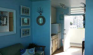 Interior - Immaculate Beachfront Studio great view & location, next to Condado Marriott, PR (Condado)