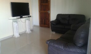 Fernseher, Tischfußball, Tischtennisplatte