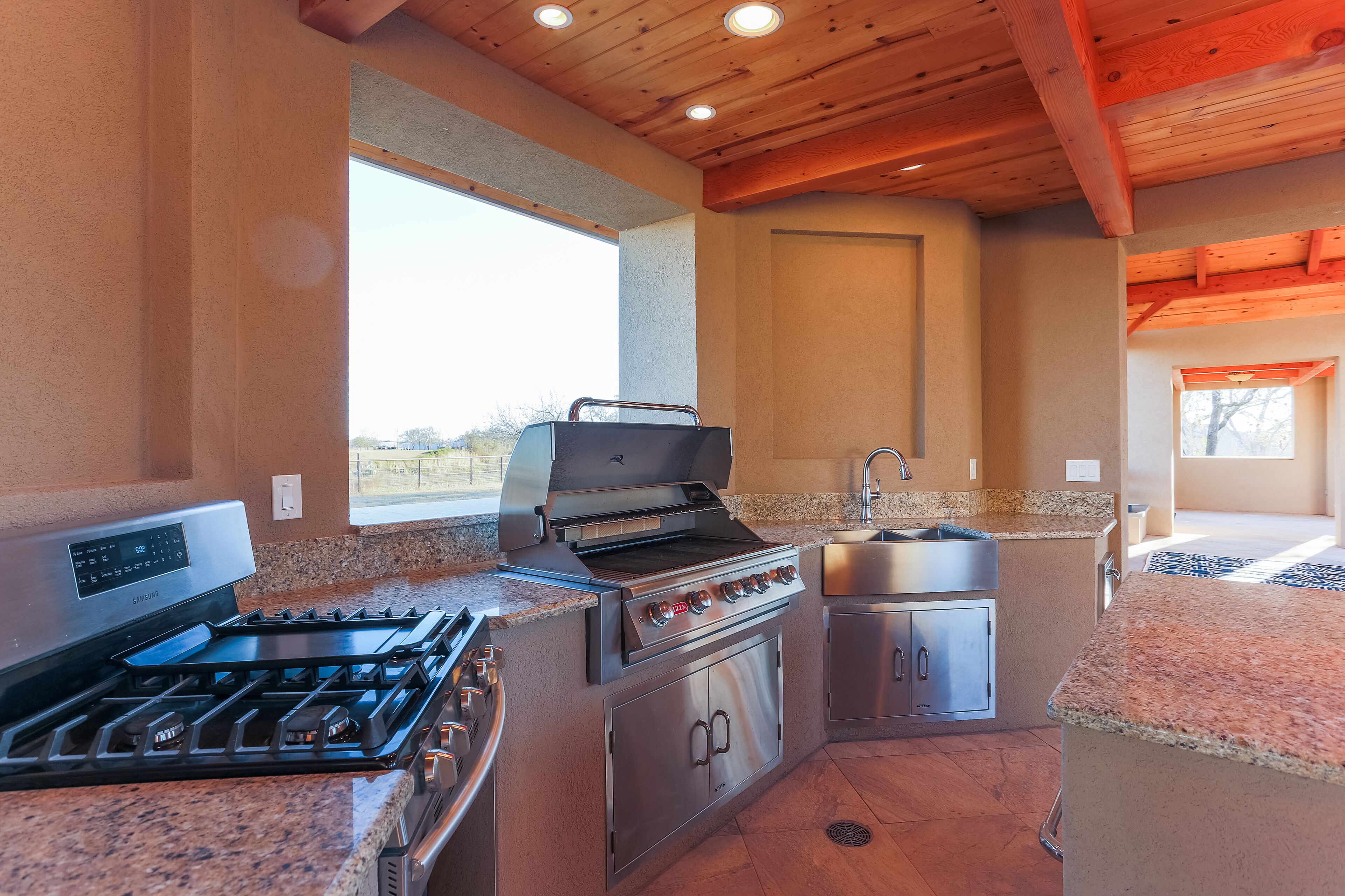 Guadalupe River Ranch - Huge waterfront house with private pool on 63 acres.