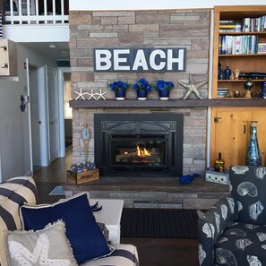 Interior - Beach Front on Beautiful Jenkins Pond, Quiet Area, 
Discounted off season rates! (East Falmouth)