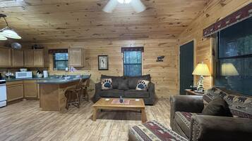 TV, fireplace, DVD player, ping pong