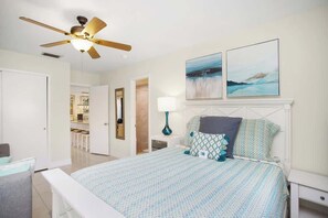 4 bedrooms, iron/ironing board, travel crib, WiFi