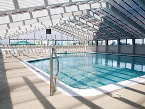 Indoor pool, outdoor pool