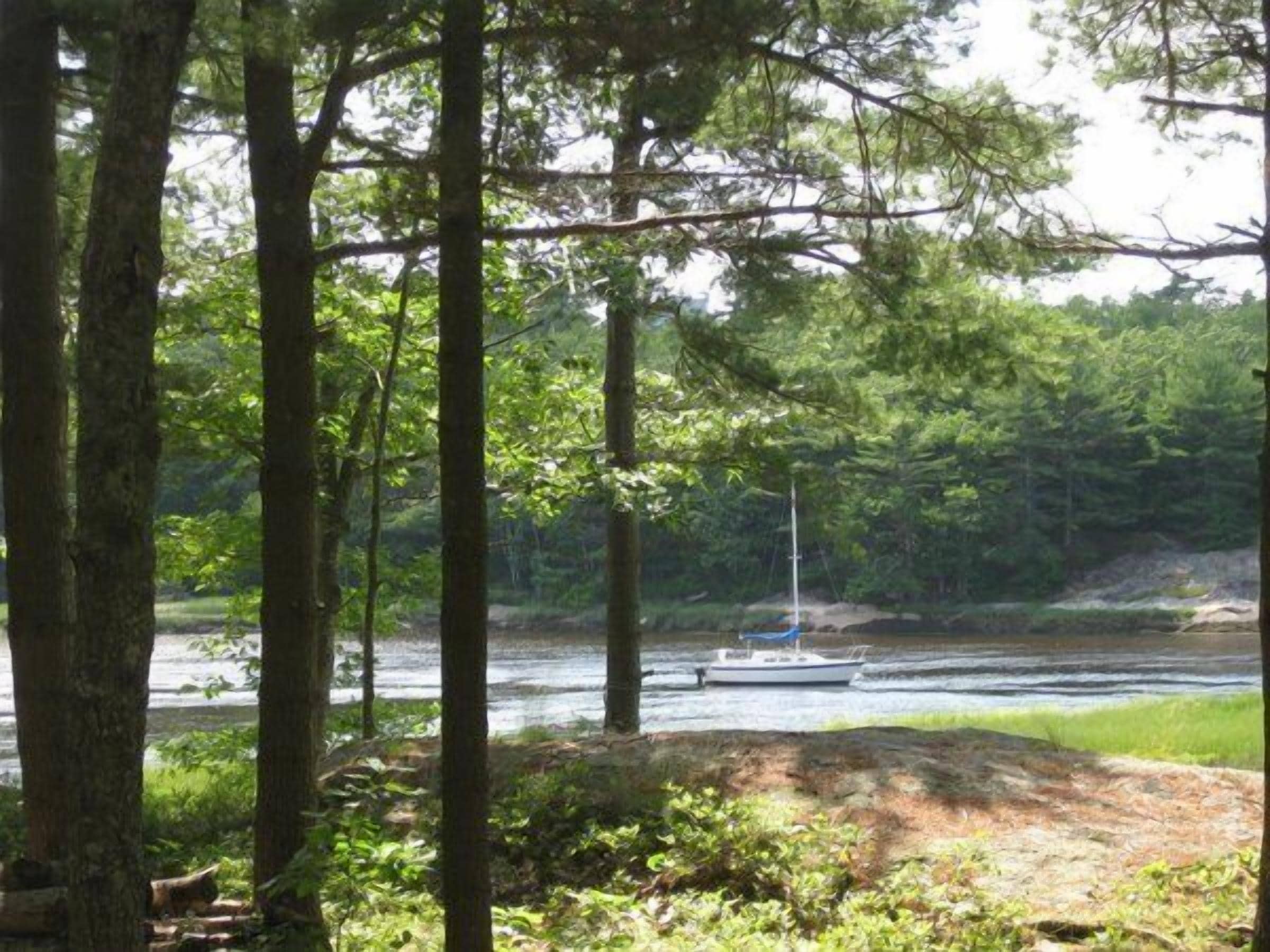 Cottage Overlooking Water