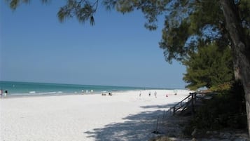Sun-loungers, beach towels