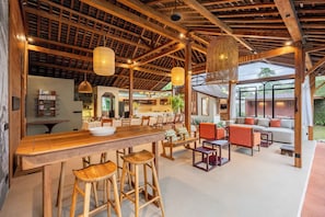 Dining - Holiday Tropical Open - Air Private Villa Near Umalas & Seminyak (Badung)