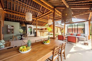 Dining - Holiday Tropical Open - Air Private Villa Near Umalas & Seminyak (Badung)