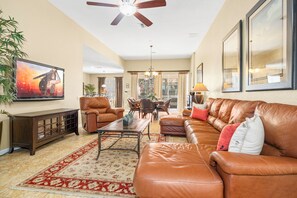 Flat-screen TV, video game console, DVD player, table football - Luxury 5 Star Vacation Villa - Frozen Themed Room  (Kissimmee)