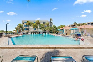 A heated pool - Land's End 11-404: Gulf Front Gem - 2BD/2BA, (Treasure Island)