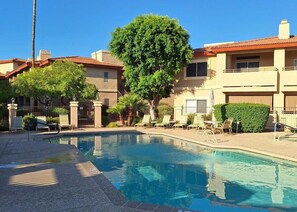 Outdoor pool, a heated pool - Wonderful Pointe Resort Condo at Tapatio Cliffs with 3 Pools, Pickleball Court! (Phoenix)