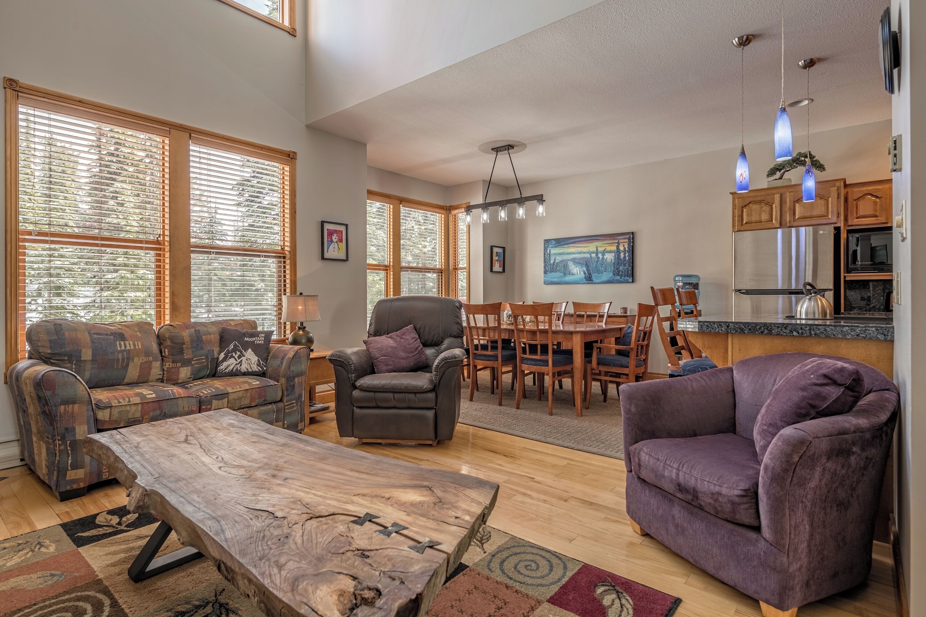 TV, fireplace, ping pong