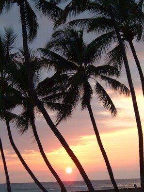 Beach nearby, sun-loungers, beach towels