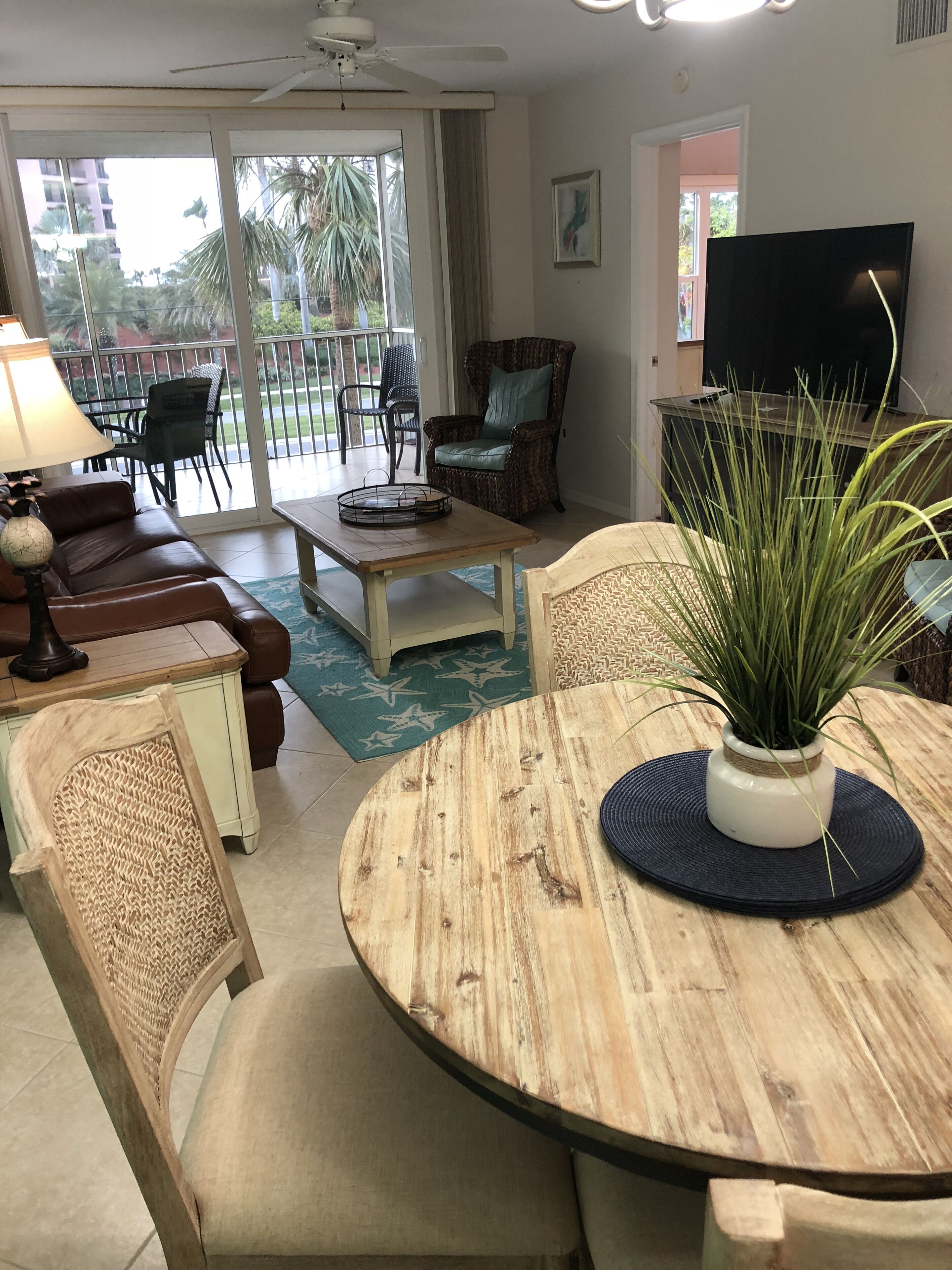 dining area & living room