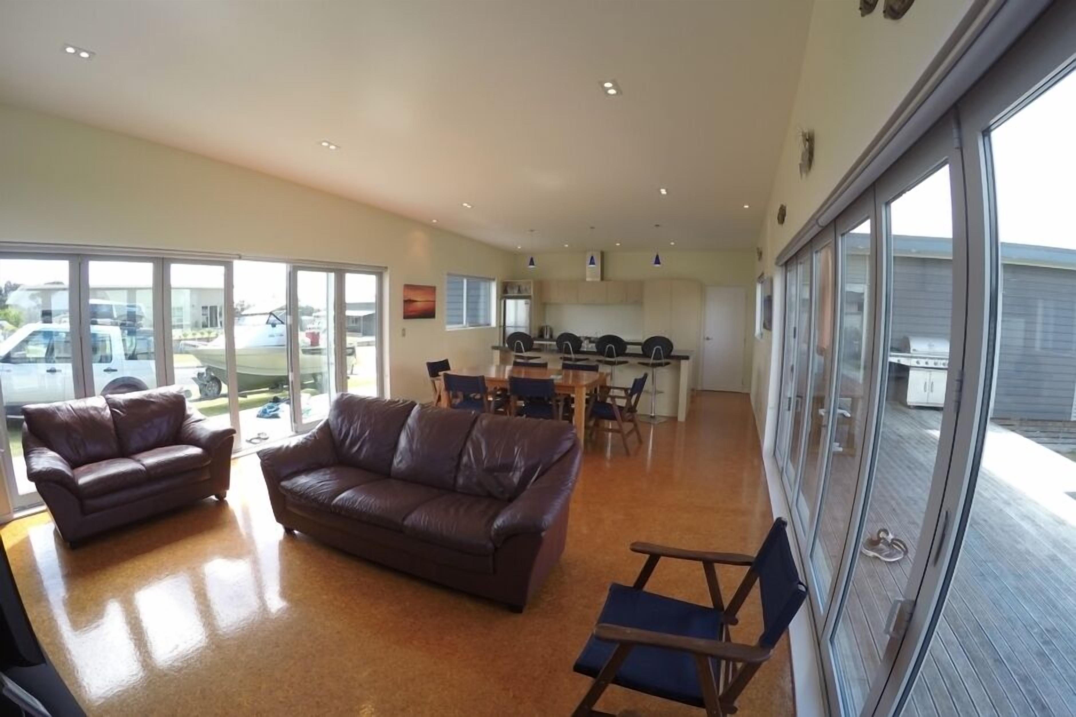 Bifold doors front and back for easy access to the outdoors