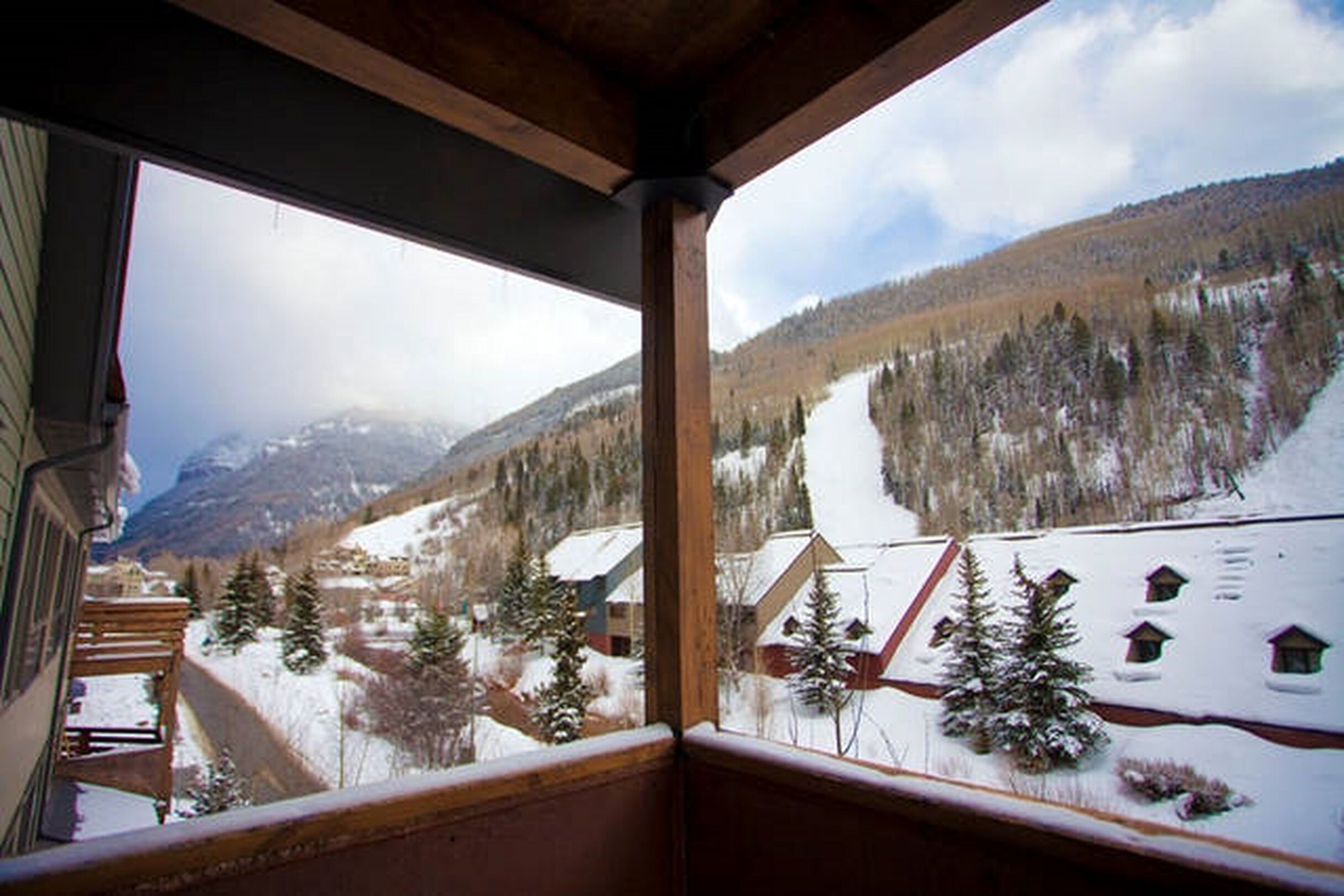 Balcony in the winter 