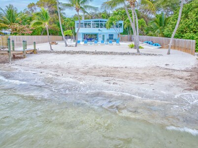 Oceanfront Estate with Private 350 foot Pier, Heated Pool, Pet Friendly