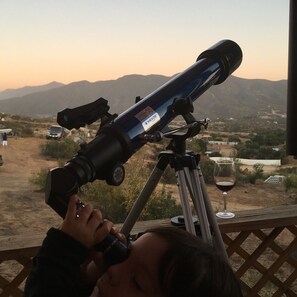 Blick von der Unterkunft