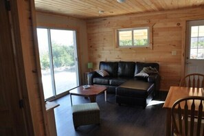 Smart TV, fireplace - A modern, cosy, ocean-front, beach (rock) acces Cottage (Birch Plain)