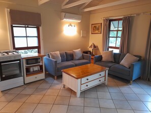 TV, fireplace, DVD player, stereo