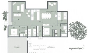Floor plan - HARGREAVES HOUSE: Bright (Bright)
