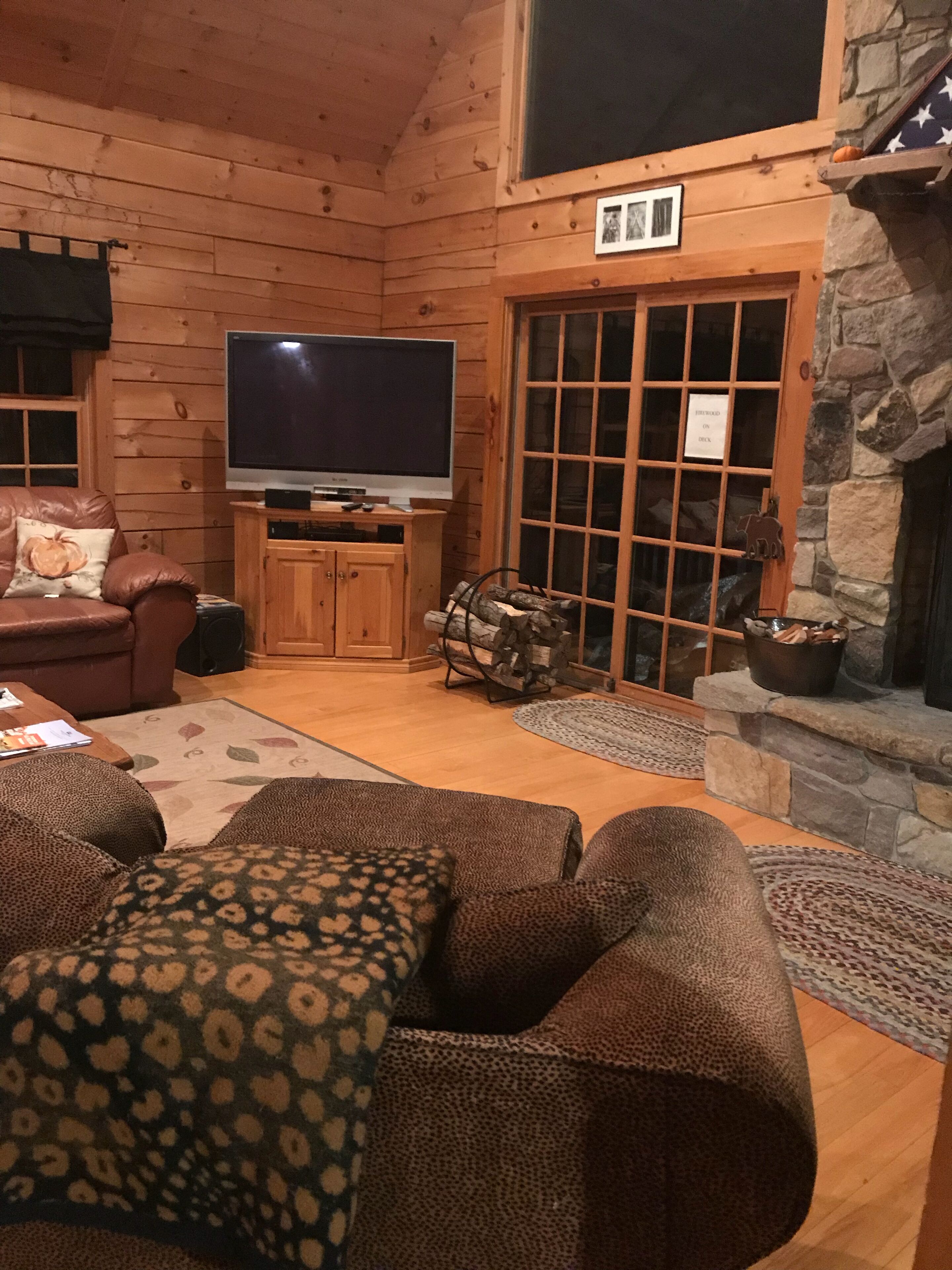 Contemporary Log Home