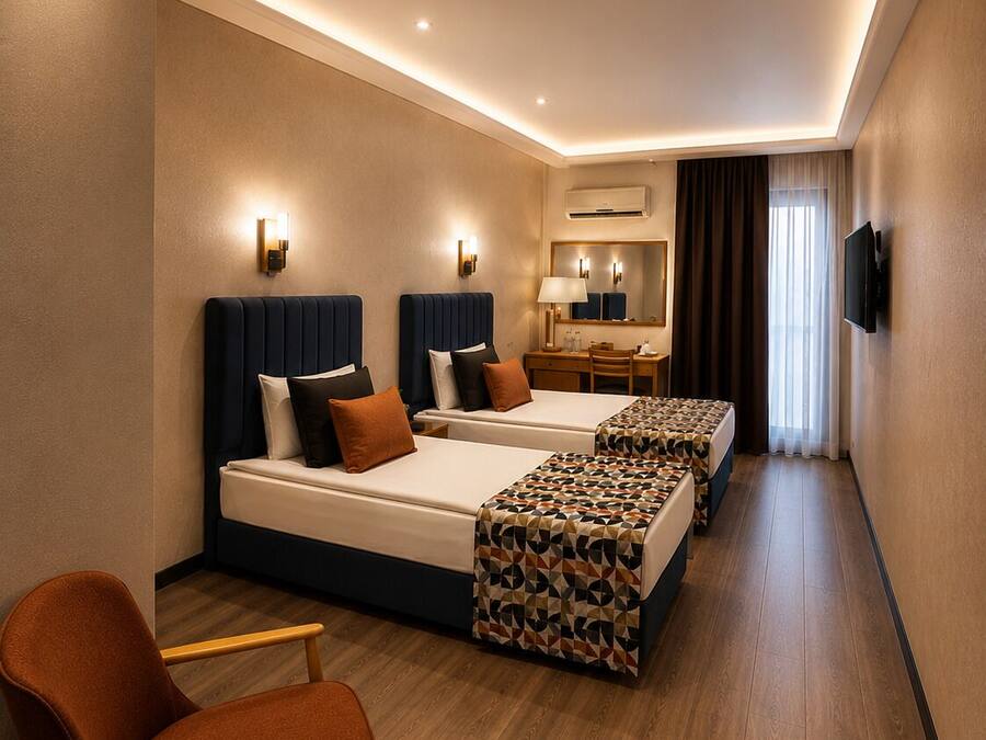 Twin Room | Desk, free WiFi, bed sheets, wheelchair access