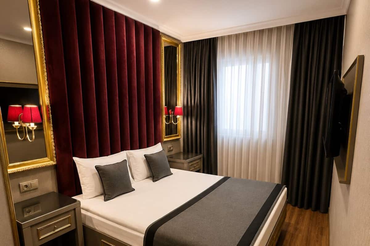 Habitación doble | Escritorio, wifi gratis, ropa de cama