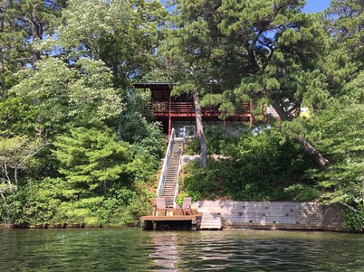 Secluded Waterfront Home with Dramatic Pond Views