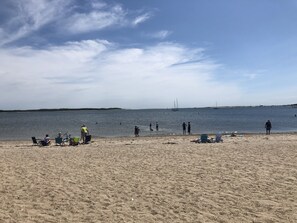 Beach nearby, sun-loungers