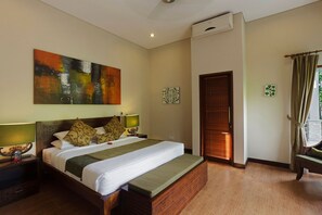 2 bedrooms, in-room safe, iron/ironing board, free WiFi - 2 Bedroom Modern Minimalist Pool Villa Canggu near Echo Beach (Canggu)
