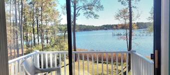 Enjoy the gorgeous creek views at the Tranquil Waters Cottage