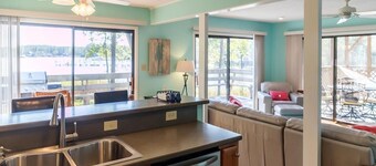 Enjoy the gorgeous creek views at the Tranquil Waters Cottage