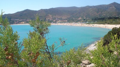Perfect beachside location - 40 metres from the sea.  (Free Wi-Fi)