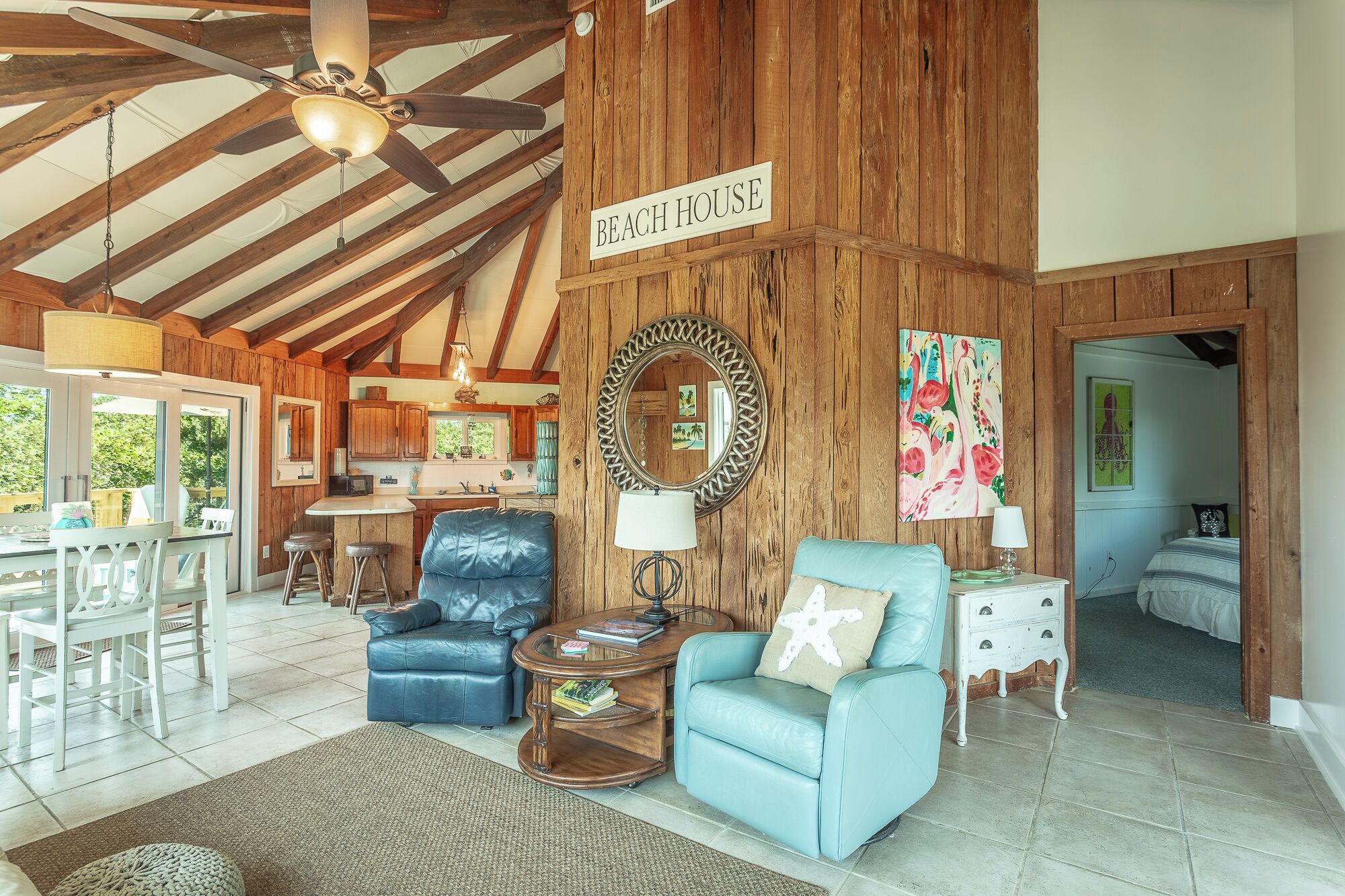 Gulf Views.  Steps to beach and pool.  Pets ok.  Beautiful, lush property.